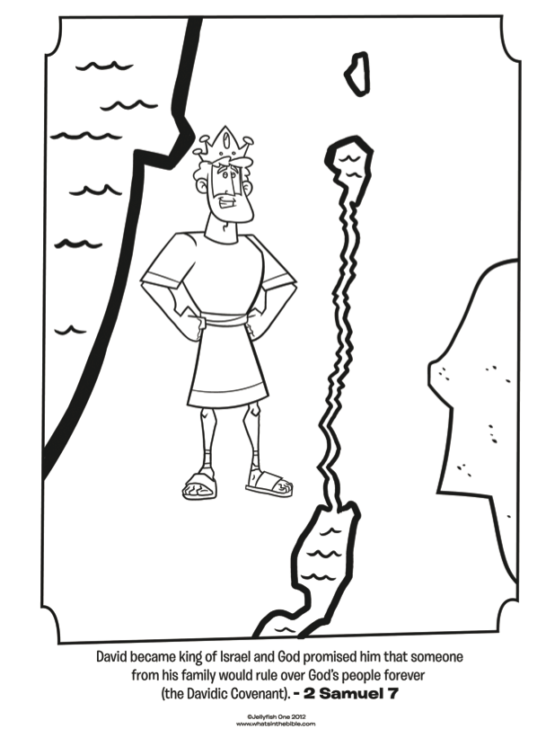 david and saul bible coloring pages - photo #18