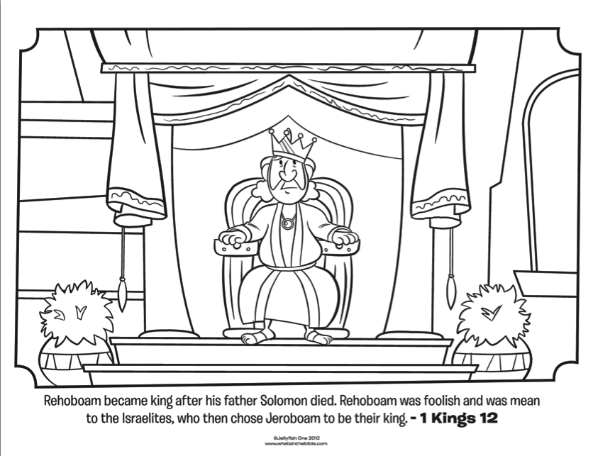 david and solomon coloring pages - photo #34