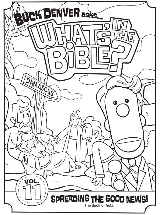 Volume 11 Cover Coloring Page - Blog | What's in the Bible?