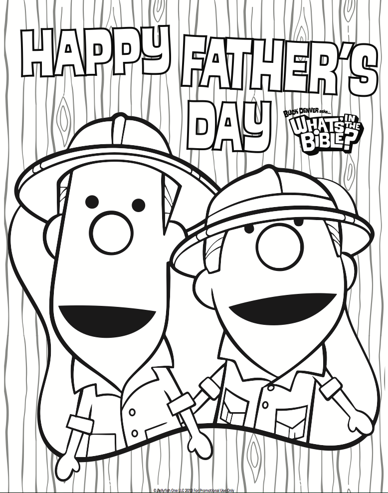 Father39s Day Coloring Page Whats in the Bible