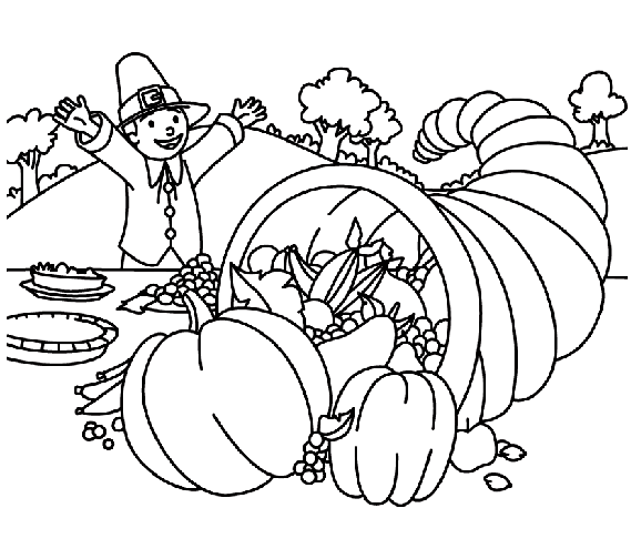 Crayola Thanksgiving Coloring Page