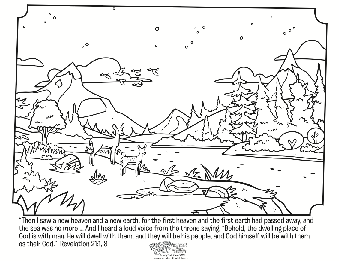 Revelation 21 Coloring Page - Whats in the Bible
