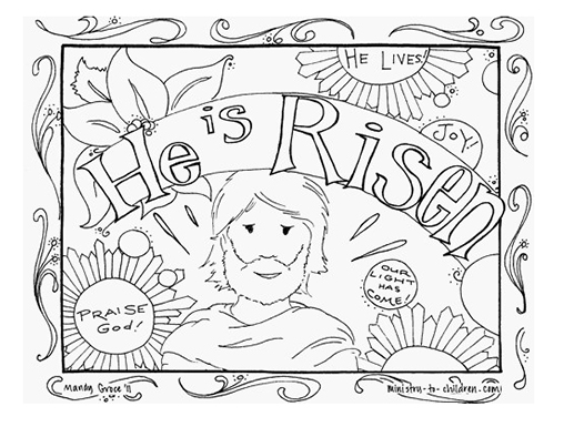 easter biblical coloring pages - photo #18