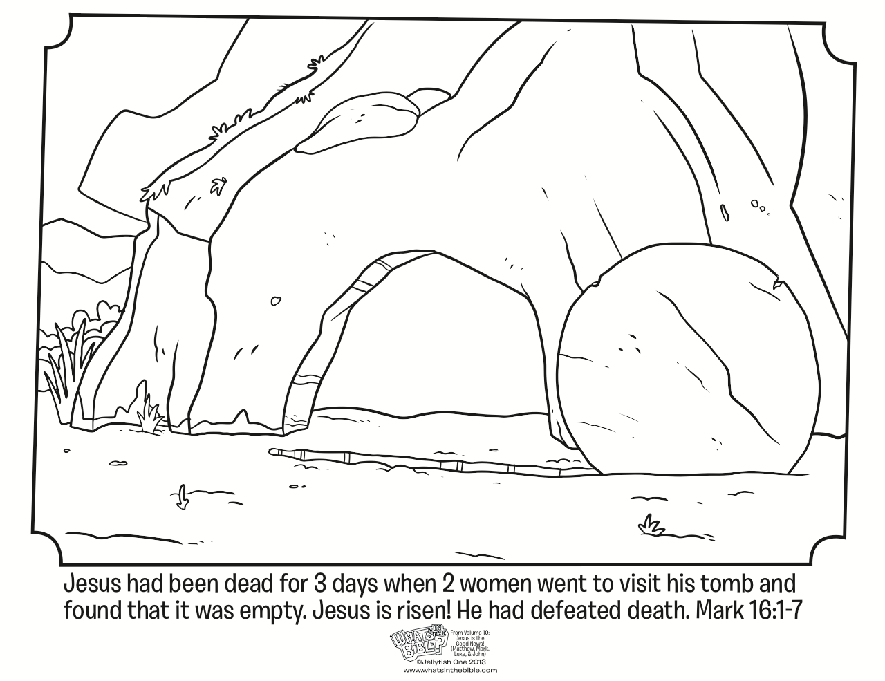 easter biblical coloring pages - photo #13