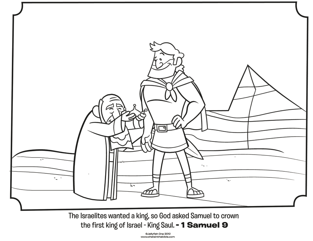 david and saul bible coloring pages - photo #32