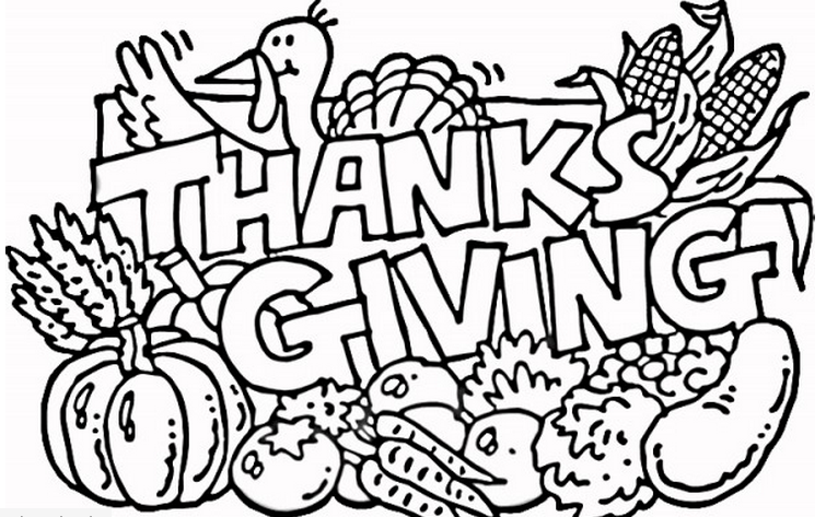 Give Thanks Coloring Page - Whats In The Bible