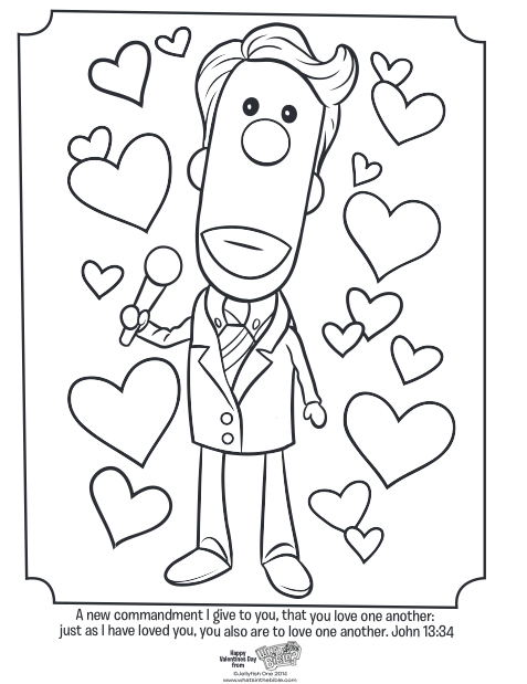 valentine bible coloring pages - photo #24