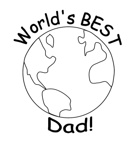 Best Dad Ever Coloring Pages 10