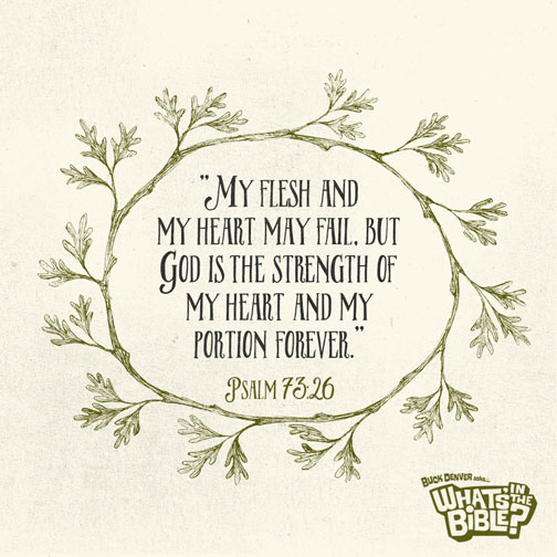Psalm 73:26 - Verse of the Day 9/16/14 - Whats in the Bible